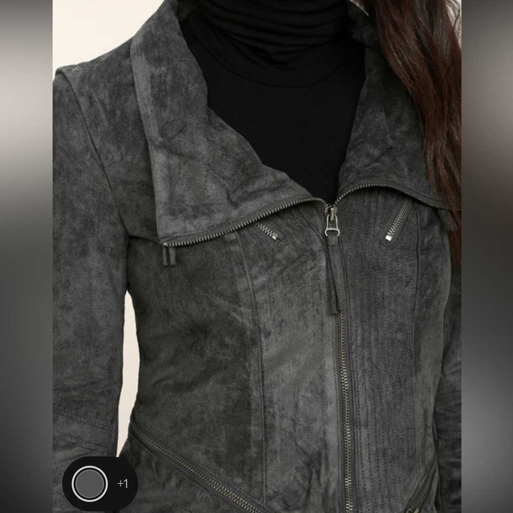 Lulu’s Vegan Suede Moro Jacket Small - Picture 12 of 15